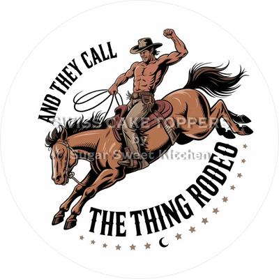 Rodeo-Tortenaufleger11 - personalisierbar