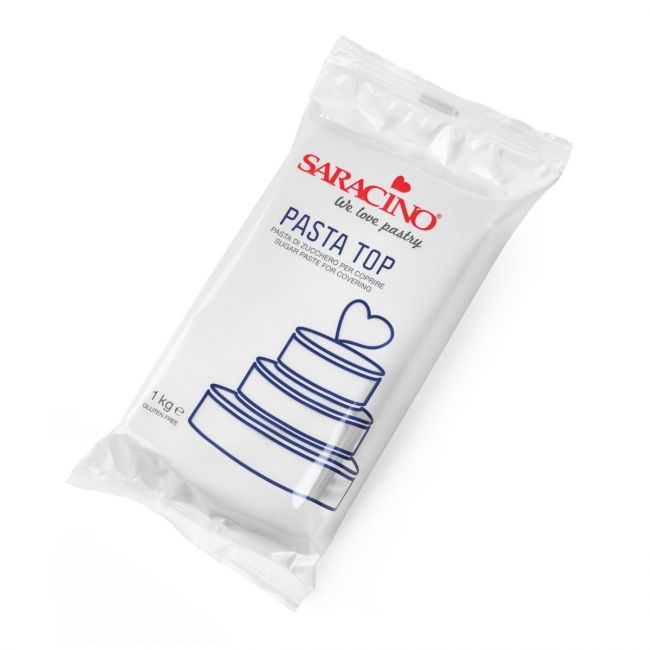 Rollfondant Weiss Saracino / 1kg - Fondant Sugar Sweet Kitchen