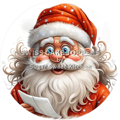 Santa - Décoration de gâteau11 - personnalisable