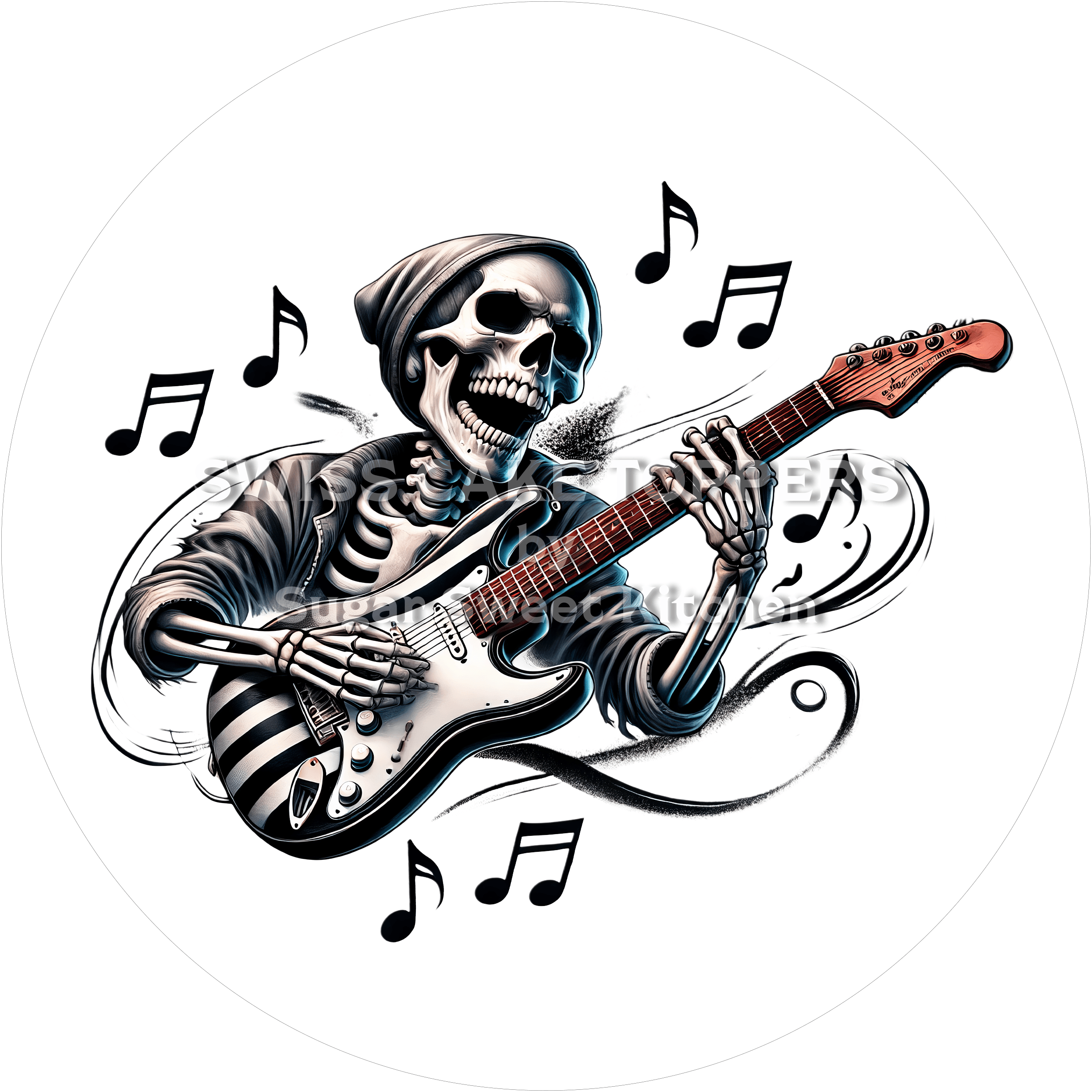 Schauriger Halloween-Tortenaufleger8 - personalisierbar - Fondant- Torten- & Cupcakeaufleger Sugar Sweet Kitchen