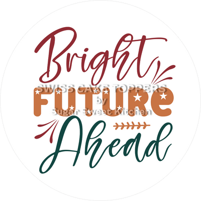 Schlichter Abschluss- & Prüfungs-Tortenaufleger4 - personalisierbar