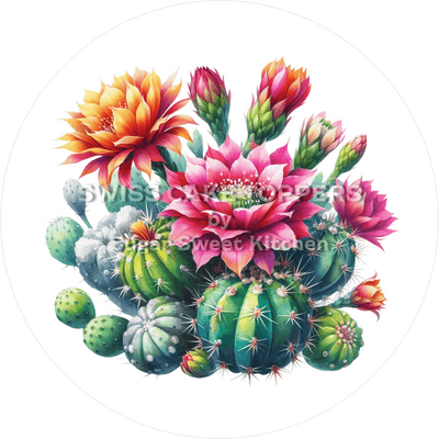 Schöner Kakteen-Tortenaufleger8 - personalisierbar