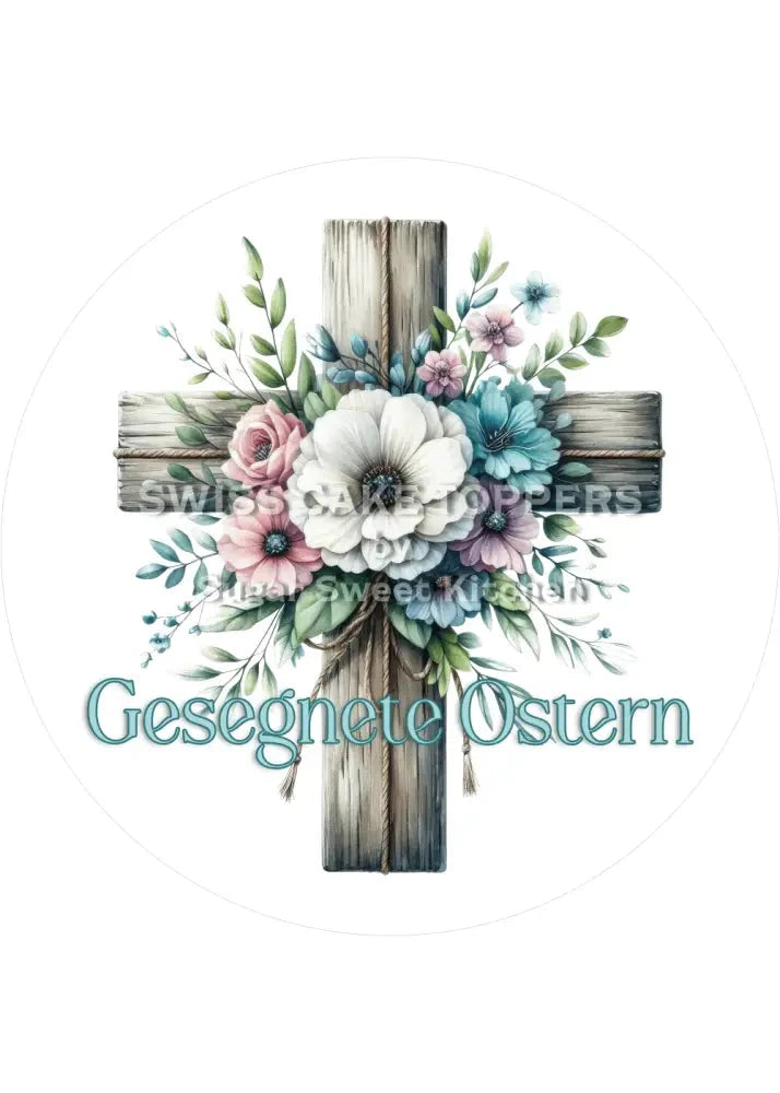 Schöner Oster-Tortenaufleger8 - personalisierbar - Fondant- Torten- & Cupcakeaufleger Sugar Sweet Kitchen