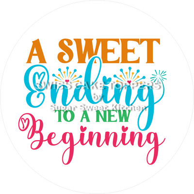 Schöner Scheidungs-Tortenaufleger1 - personalisierbar