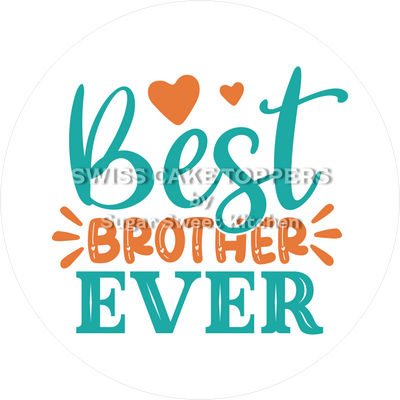 Schöner Tortenaufleger für die Familie10 - personalisierbar