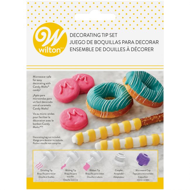 Schokoladen-Dekorier-Tüllen / 5tlg - Schokoladenwerkzeug Sugar Sweet Kitchen
