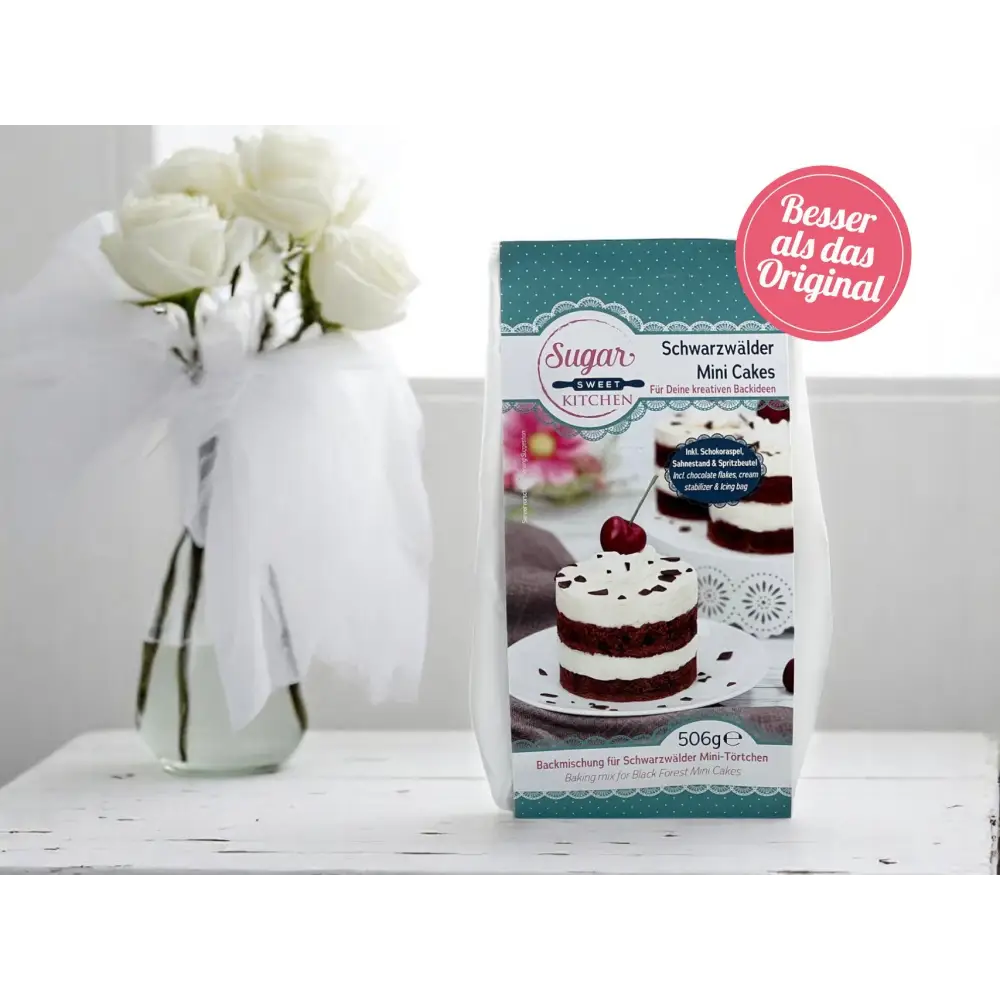Schwarzwälder Mini Cakes / besser als das Original - Backmischung Sugar Sweet Kitchen