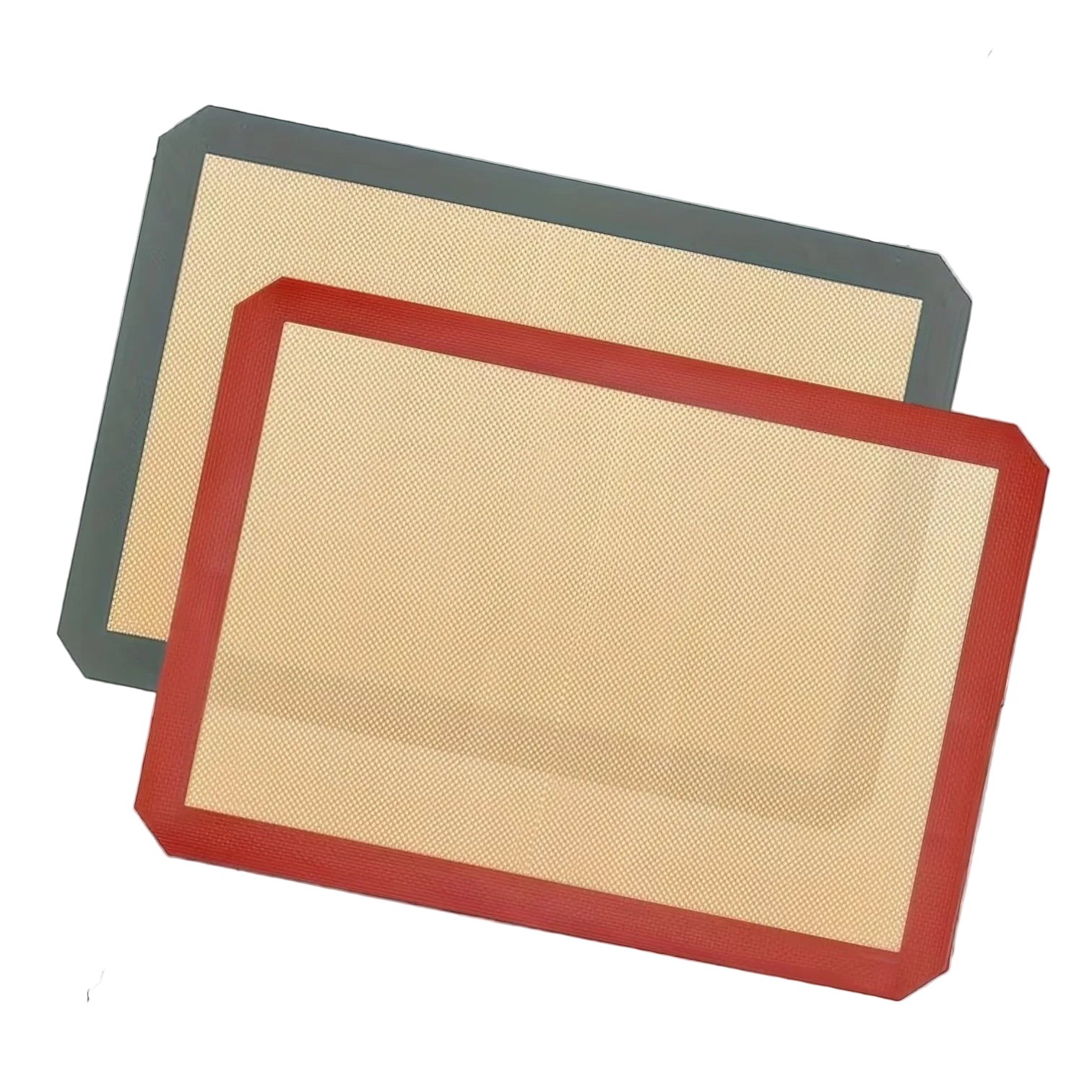Silikon-Backmatte / rot & grau - Backmatten Sugar Sweet Kitchen