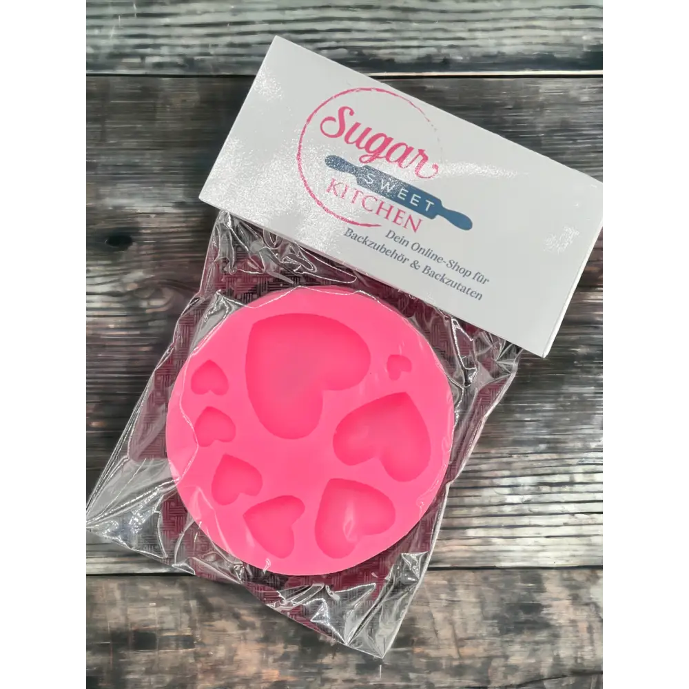 Silikonform Herzen / 7,3cm - Silikonformen Sugar Sweet Kitchen