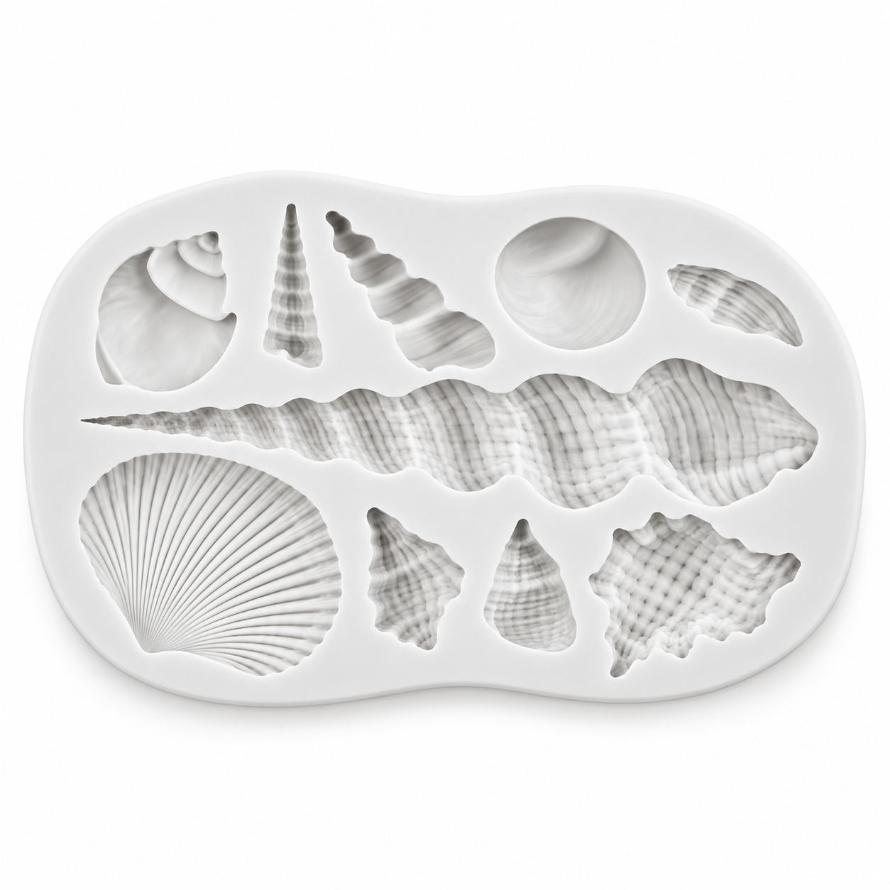 Silikonform Muscheln / 9,2cm - Silikonformen Sugar Sweet Kitchen
