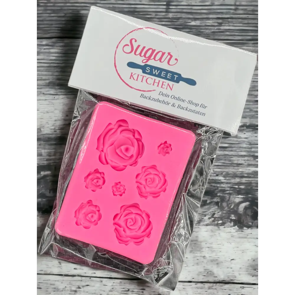 Silikonform Rosen gross / 8x6cm - Silikonformen Sugar Sweet Kitchen