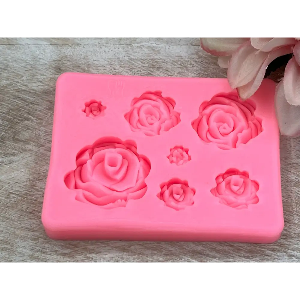 Silikonform Rosen gross / 8x6cm - Silikonformen Sugar Sweet Kitchen