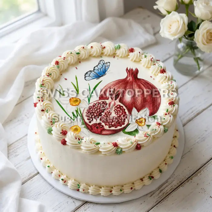Sladja’s Zeichnung – als essbarer Tortenaufleger - personalisierbar - Fondant- Torten- & Cupcakeaufleger Sugar Sweet
