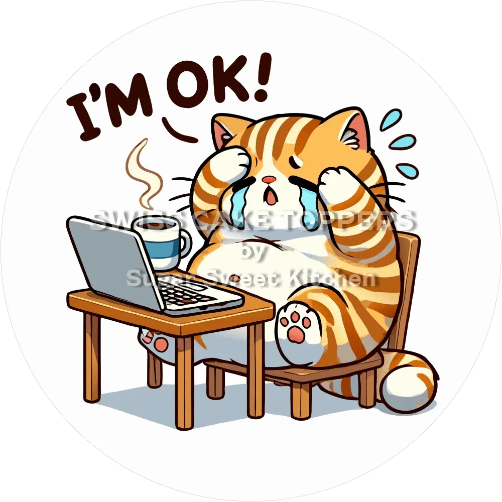 Spassiger-Tortenaufleger5 - personalisierbar - Fondant- Torten- & Cupcakeaufleger Sugar Sweet Kitchen