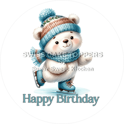 Sport-Tortenaufleger Eiskunstlauf10 - personalisierbar