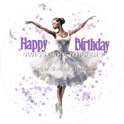 Sport-Tortenaufleger Tanzen10 - personalisierbar