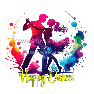 Sport-Tortenaufleger Tanzen11 - personalisierbar