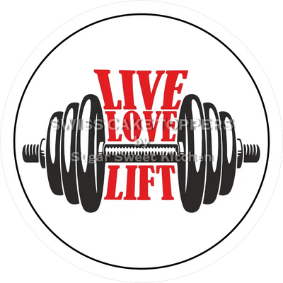 Starker Gym-Tortenaufleger6 - personalisierbar