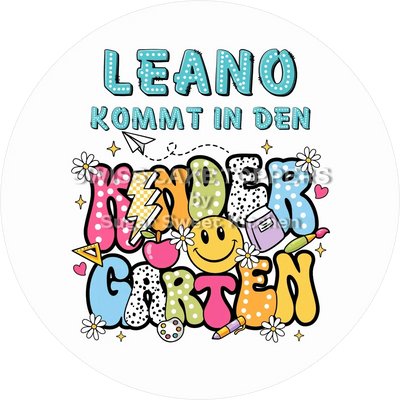 Start Kindergarten-Tortenaufleger6 mit Namen