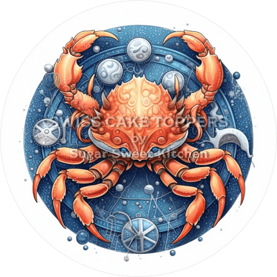 Sternzeichen Krebs-Tortenaufleger1 - personalisierbar