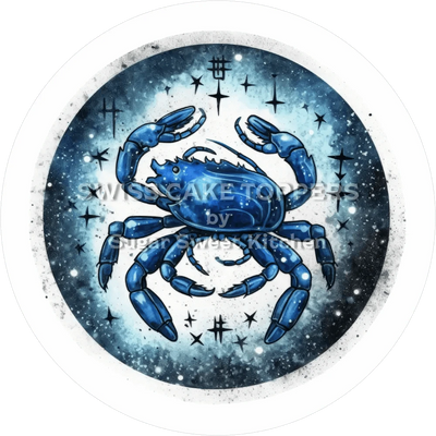Sternzeichen Krebs-Tortenaufleger3 - personalisierbar
