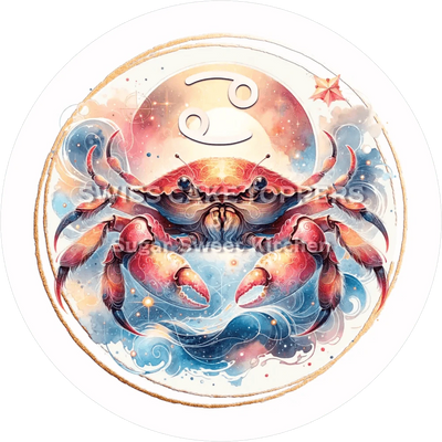 Sternzeichen Krebs-Tortenaufleger4 - personalisierbar