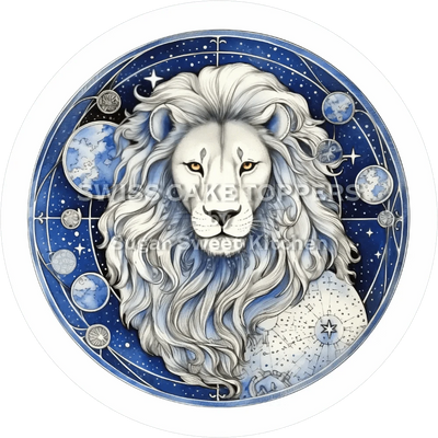 Sternzeichen Löwe-Tortenaufleger3 - personalisierbar
