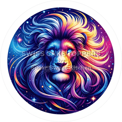 Sternzeichen Löwe-Tortenaufleger5 - personalisierbar