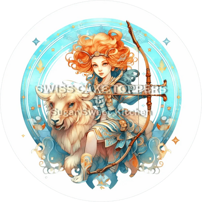 Sternzeichen Schütze-Tortenaufleger1 - personalisierbar