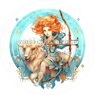 Sternzeichen Schütze-Tortenaufleger2 - personalisierbar