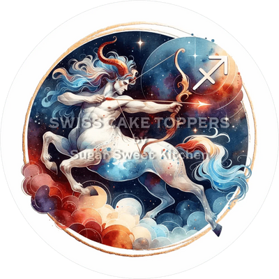 Sternzeichen Schütze-Tortenaufleger4 - personalisierbar