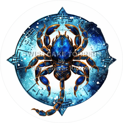 Sternzeichen Skorpion-Tortenaufleger3 - personalisierbar