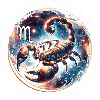 Sternzeichen Skorpion-Tortenaufleger4 - personalisierbar