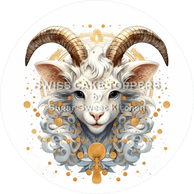 Sternzeichen Steinbock-Tortenaufleger1 - personalisierbar