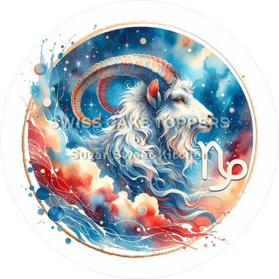 Sternzeichen Steinbock-Tortenaufleger4 - personalisierbar