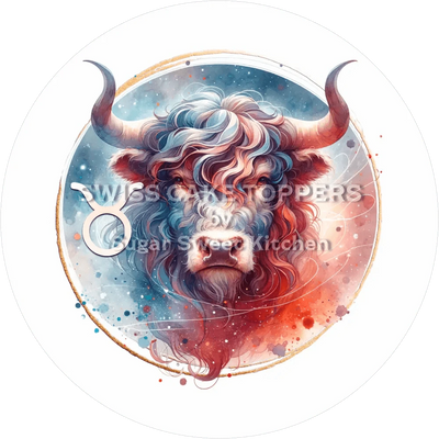Sternzeichen Stier-Tortenaufleger4 - personalisierbar