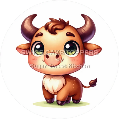 Sternzeichen Stier-Tortenaufleger6 - personalisierbar