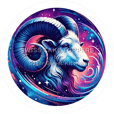 Sternzeichen Widder-Tortenaufleger5 - personalisierbar