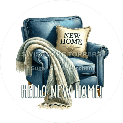 Stilvoller Tortenaufleger zur Wohnungs-Einweihung - personalisierbar