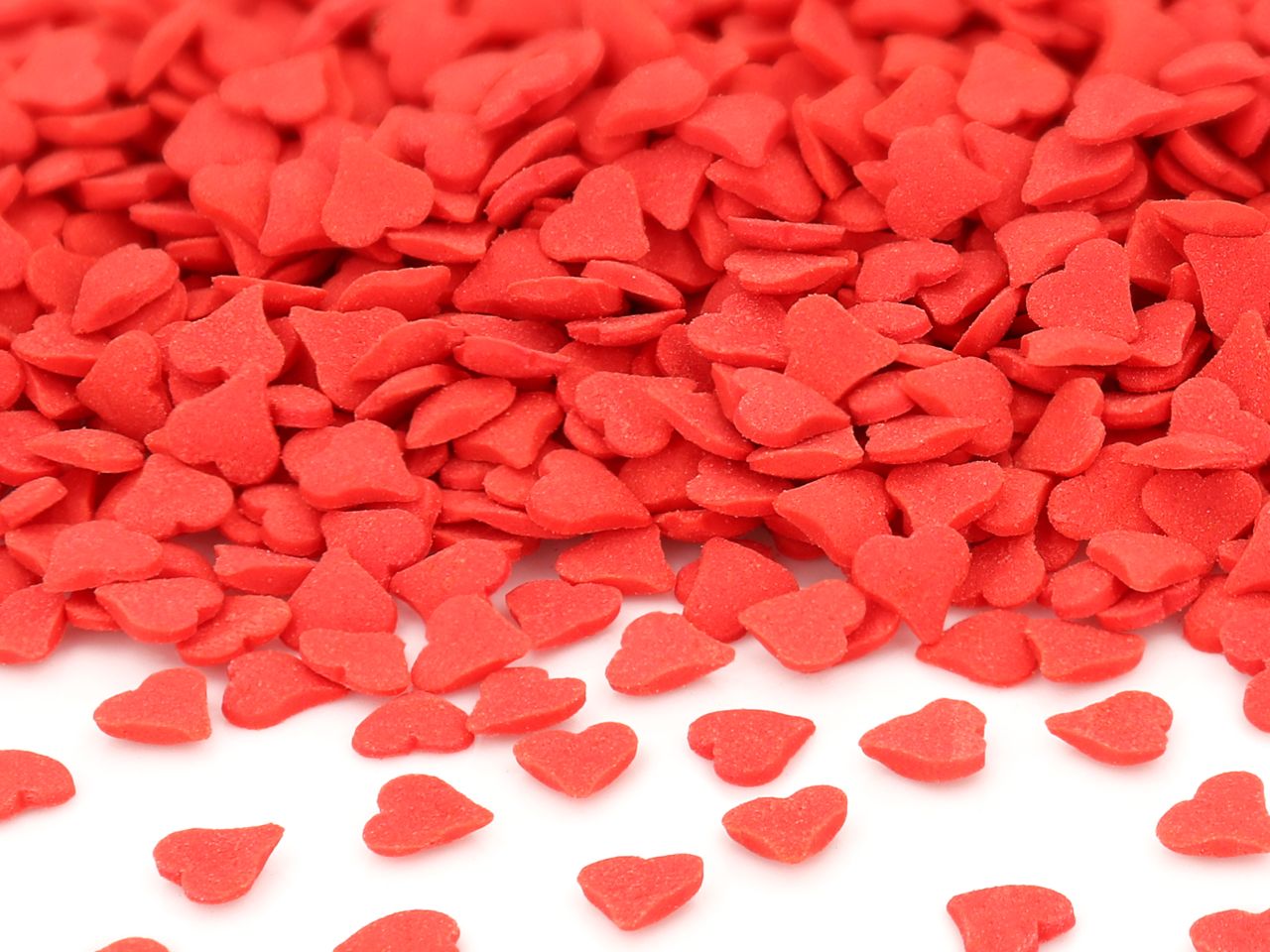 Streudekor Herzen Rot CM / 70g - Zuckerdekorationen Sugar Sweet Kitchen
