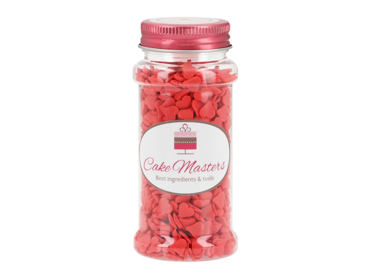 Streudekor Herzen Rot CM / 70g - Zuckerdekorationen Sugar Sweet Kitchen