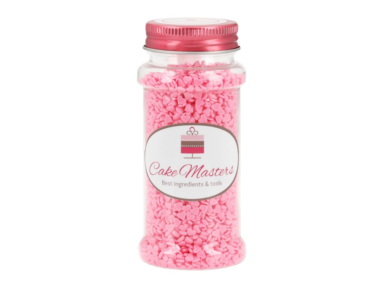 Streudekor Mini Herzen Rosa CM / 80g - Zuckerdekorationen Sugar Sweet Kitchen