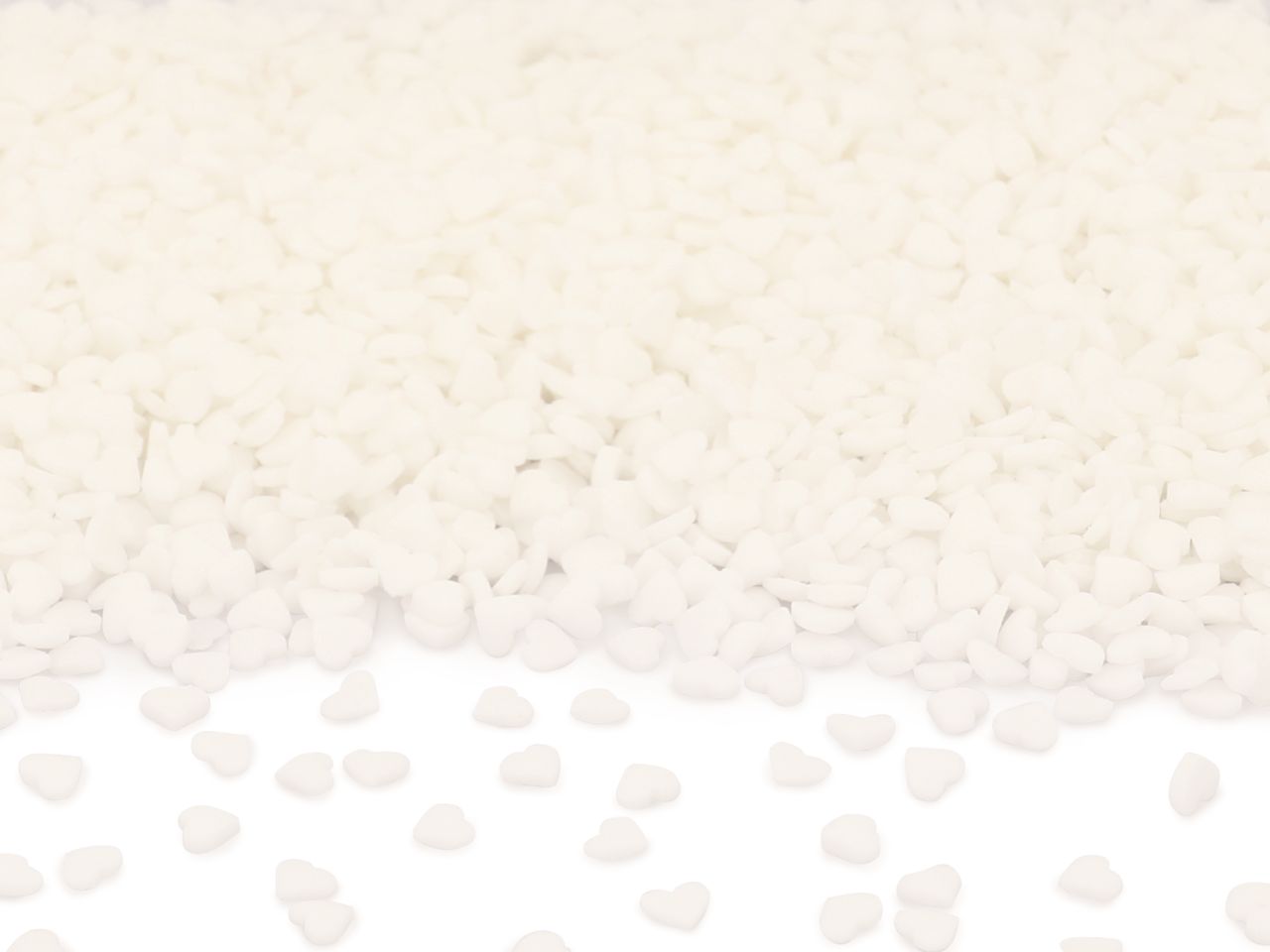 Streudekor Mini Herzen Weiss CM / 70g - Zuckerdekorationen Sugar Sweet Kitchen