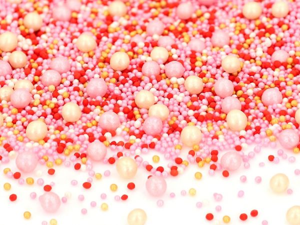 Streudekor Pink Pearl CM / 80g - Zuckerdekorationen Sugar Sweet Kitchen
