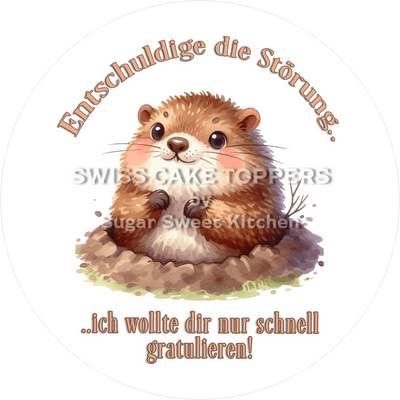 Süsser Abschluss- & Prüfungs-Tortenaufleger8 - personalisierbar