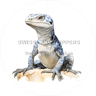 Süsser Echsen-Tortenaufleger7 - personalisierbar