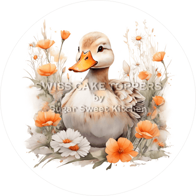 Süsser Enten-Tortenaufleger24 - personalisierbar