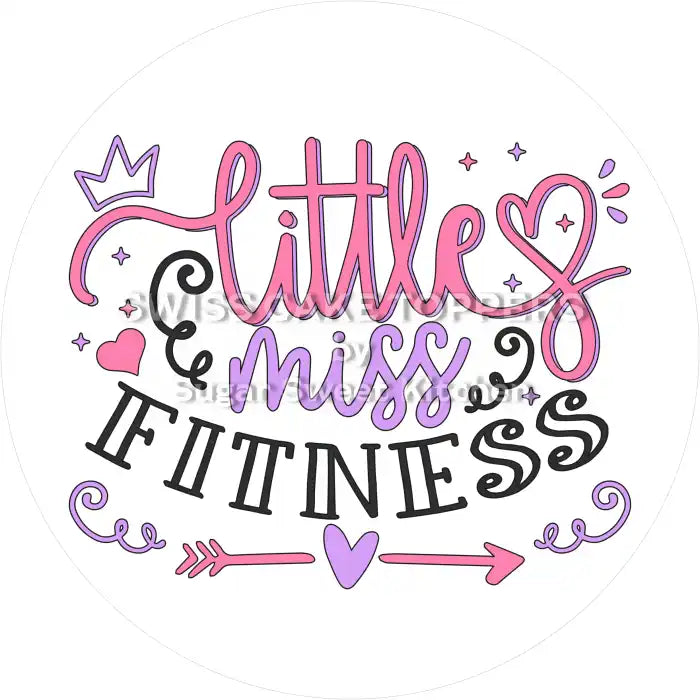 Süsser Fitness-Tortenaufleger5 - personalisierbar - Fondant- Torten- & Cupcakeaufleger Sugar Sweet Kitchen