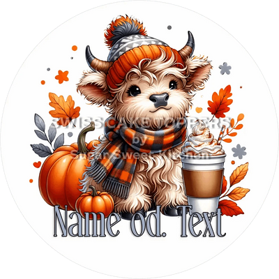 Süsser Herbst-Tortenaufleger6 mit Name od. Text