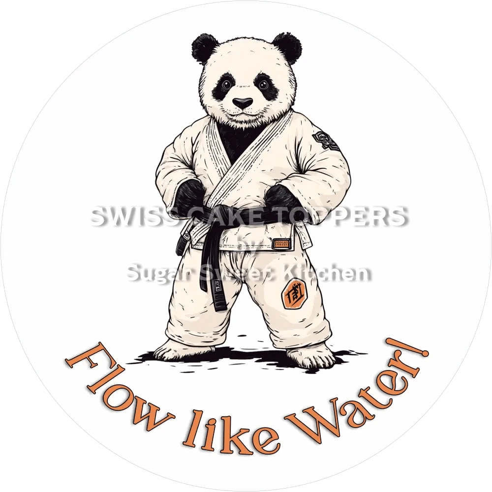 Süsser Judo-Tortenaufleger11 - personalisierbar - Fondant- Torten- & Cupcakeaufleger Sugar Sweet Kitchen